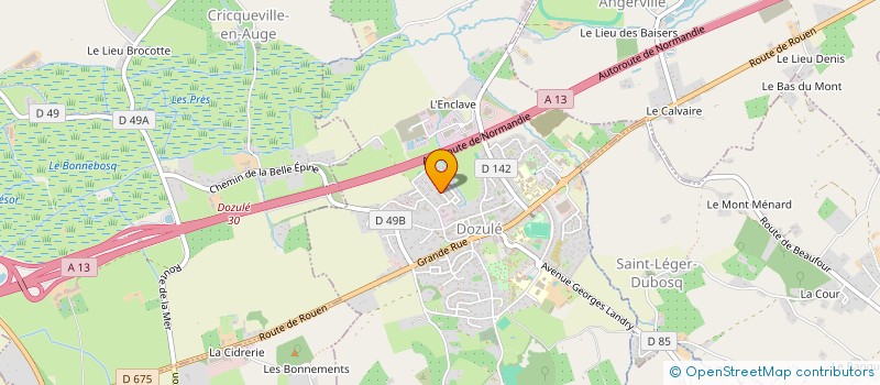 localisation de l'entreprise MONSIEUR DIMITRI DE JESUS REIS  DOZULE