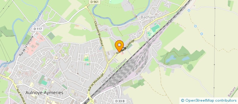 localisation de l'entreprise MONSIEUR DIMITRI DELAET  BACHANT