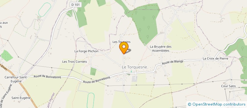 localisation de l'entreprise MONSIEUR DIMITRI DELAMOTTE  LE TORQUESNE