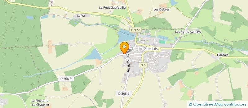 localisation de l'entreprise MONSIEUR DIMITRI DELCOURT à THIRON-GARDAIS