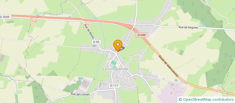 localisation de l'entreprise MONSIEUR DIMITRI DELHAYE  LA LONGUEVILLE