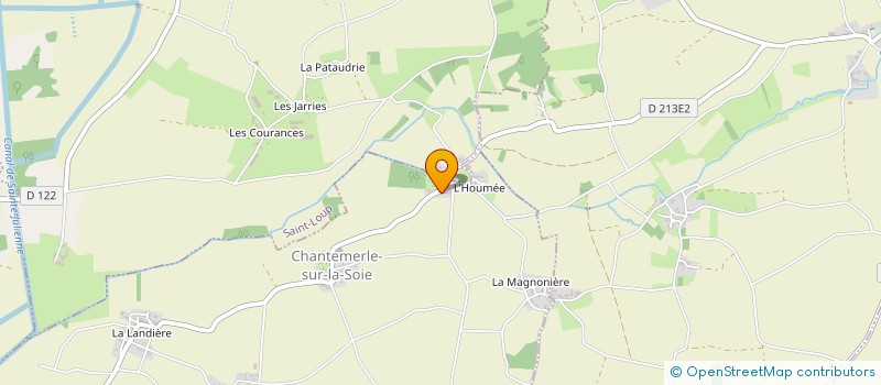 localisation de l'entreprise MONSIEUR DIMITRI DELIGNE  CHANTEMERLE-SUR-LA-SOIE