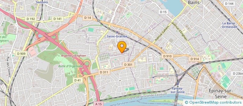 localisation de l'entreprise MONSIEUR DIMITRI DELVAL  SAINT-GRATIEN