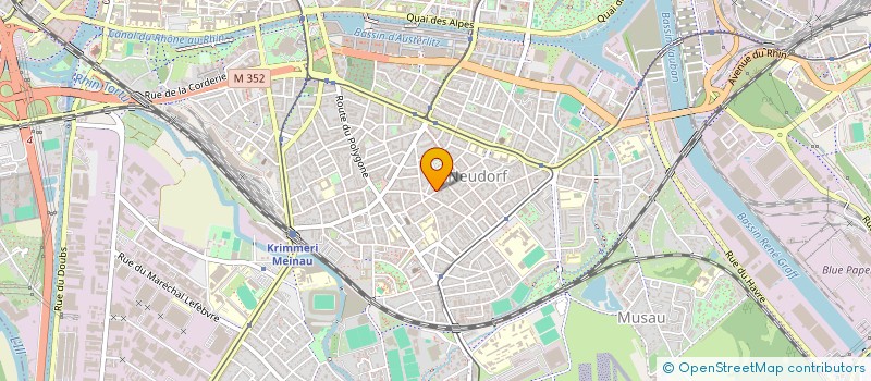 localisation de l'entreprise MONSIEUR DIMITRI DEMBELE à STRASBOURG