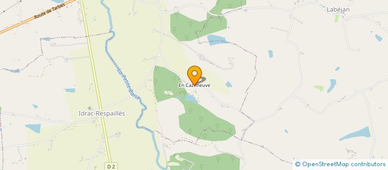 localisation de l'entreprise MONSIEUR DIMITRI DESCAMPS  MIRAMONT-D'ASTARAC