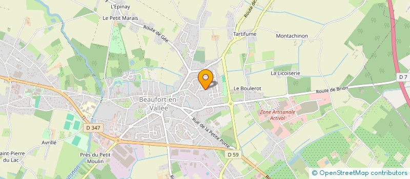 localisation de l'entreprise MONSIEUR DIMITRI DESCHAMPS à CHOLET