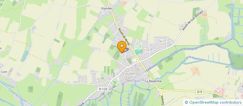 localisation de l'entreprise MONSIEUR DIMITRI DESCHAUMES  COULON