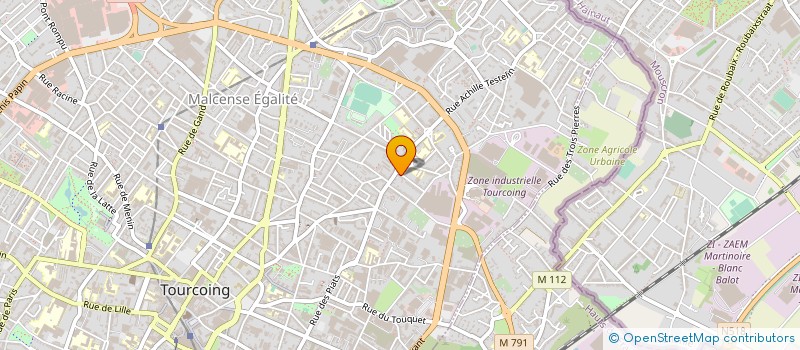 localisation de l'entreprise MONSIEUR DIMITRI DESMARCHELIER  TOURCOING