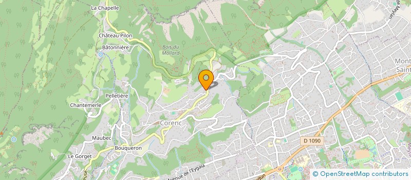 localisation de l'entreprise MONSIEUR DIMITRI DESSUS à CORENC