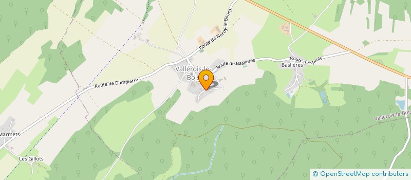 localisation de l'entreprise MONSIEUR DIMITRI DEVAUX  VALLEROIS-LE-BOIS