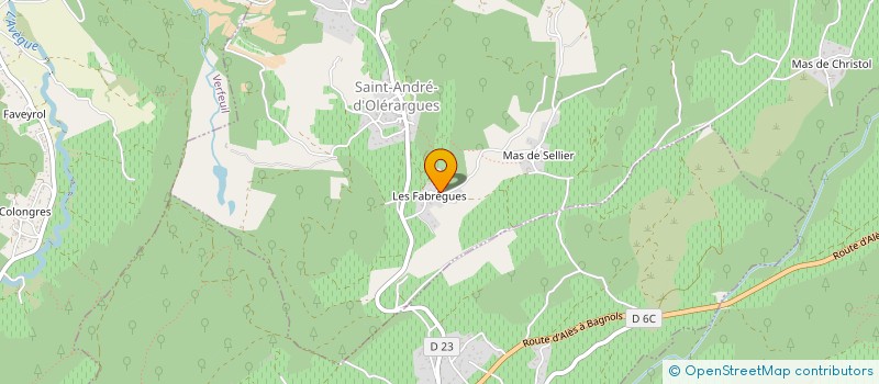 localisation de l'entreprise MONSIEUR DIMITRI DEWINCKLEAR  SAINT-ANDRE-D OLERARGUES