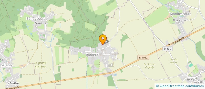 localisation de l'entreprise MONSIEUR DIMITRI DHAUSSY  BABUF