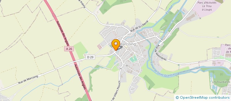 localisation de l'entreprise MONSIEUR DIMITRI DHERBICOURT  MARCOING