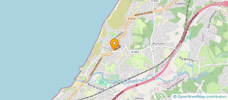 localisation de l'entreprise MONSIEUR DIMITRI DIFFINE à BIARRITZ
