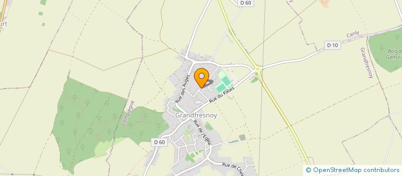 localisation de l'entreprise MONSIEUR DIMITRI DOMAGNE  GRANDFRESNOY