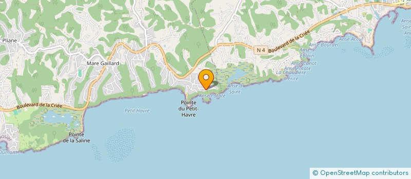 localisation de l'entreprise MONSIEUR DIMITRI DONARDIN  LE GOSIER