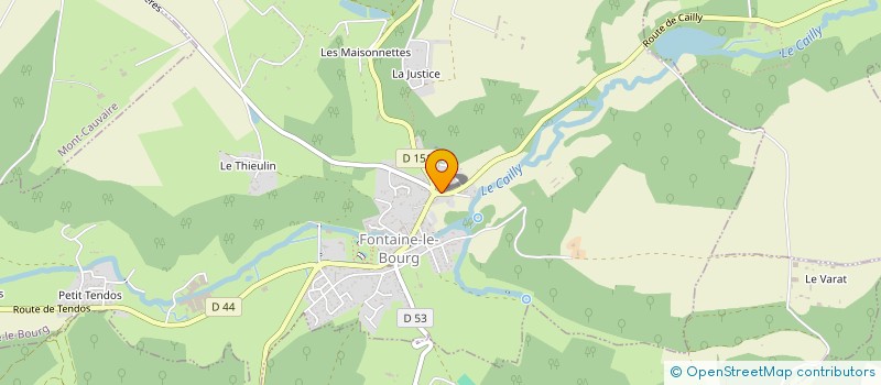 localisation de l'entreprise MONSIEUR DIMITRI DORE  FONTAINE-LE-BOURG