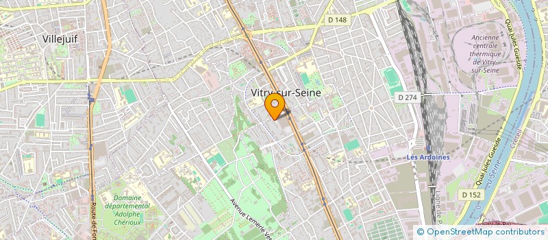 localisation de l'entreprise MONSIEUR DIMITRI DOUROUGIE  VITRY-SUR-SEINE