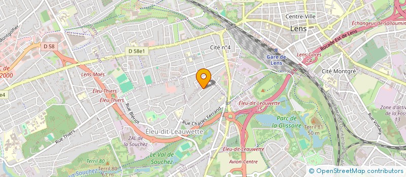 localisation de l'entreprise MONSIEUR DIMITRI DRESCHEL  ELEU-DIT-LEAUWETTE