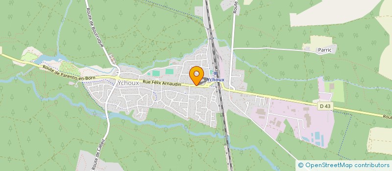 localisation de l'entreprise MONSIEUR DIMITRI DUBERN  YCHOUX