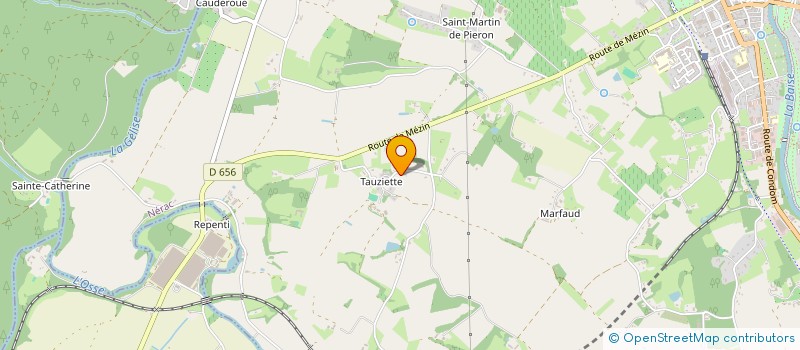 localisation de l'entreprise MONSIEUR DIMITRI DUBOEUF  NERAC