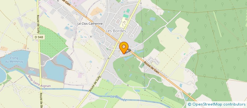 localisation de l'entreprise MONSIEUR DIMITRI DUBOIS à LES BORDES