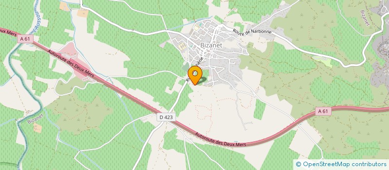 localisation de l'entreprise MONSIEUR DIMITRI DUBRAY  BIZANET