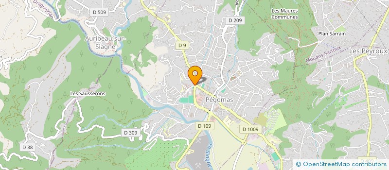 localisation de l'entreprise MONSIEUR DIMITRI DUMAZERT  PEGOMAS