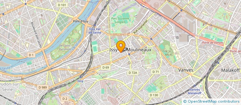 localisation de l'entreprise MONSIEUR DIMITRI DUMONTIER à ISSY LES MOULINEAUX