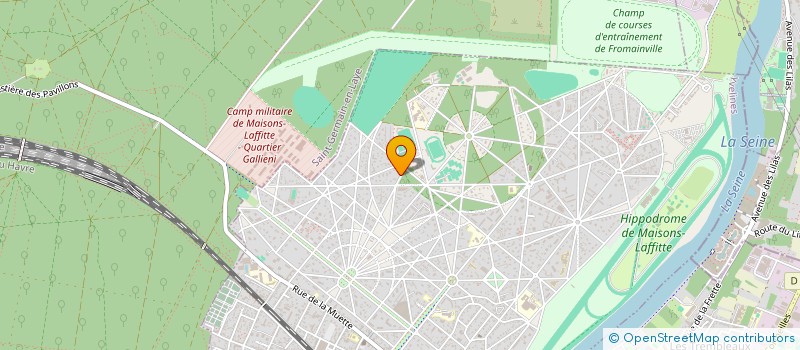 localisation de l'entreprise MONSIEUR DIMITRI DUPUIS  MAISONS-LAFFITTE