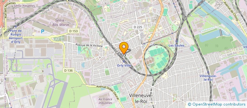 localisation de l'entreprise MONSIEUR DIMITRI ENJELVIN  ORLY