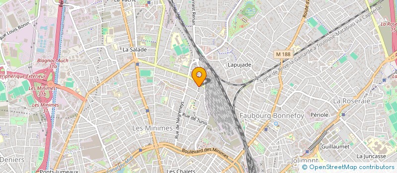 localisation de l'entreprise MONSIEUR DIMITRI ESHUN  TOULOUSE