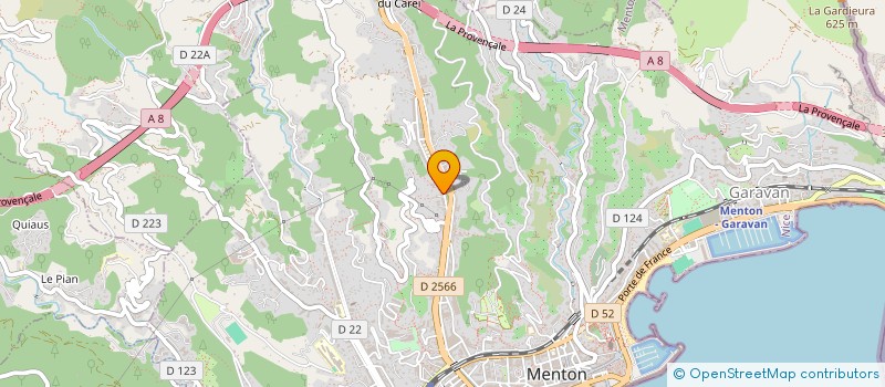 localisation de l'entreprise MONSIEUR DIMITRI ESPOSITO  MENTON