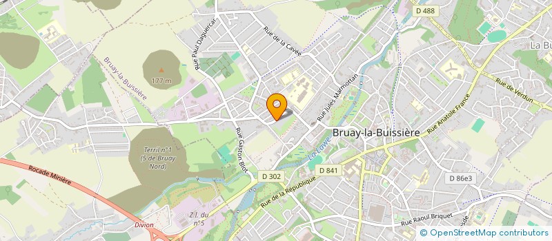 localisation de l'entreprise MONSIEUR DIMITRI ESTEVENET  BRUAY-LA-BUISSIERE