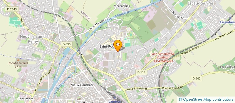 localisation de l'entreprise MONSIEUR DIMITRI EVRAY  CAMBRAI