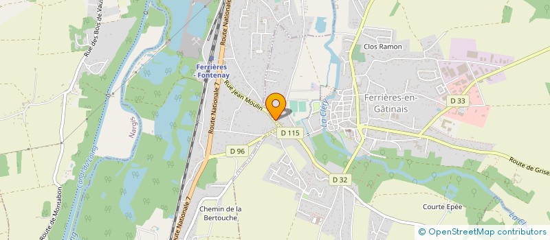 localisation de l'entreprise MONSIEUR DIMITRI FAES à FERRIERES-EN-GATINAIS