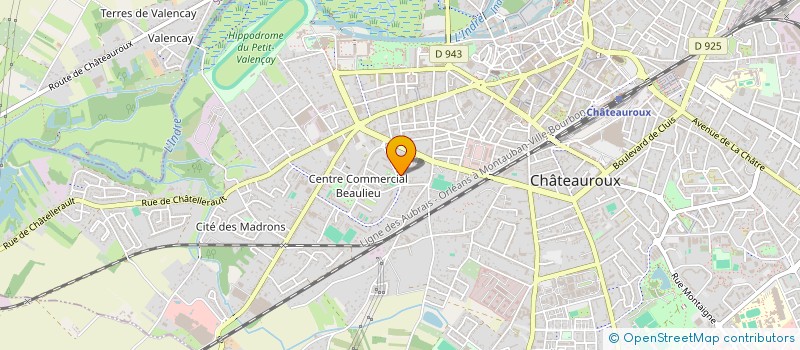 localisation de l'entreprise MONSIEUR DIMITRI FAUCONNIER à CHATEAUROUX
