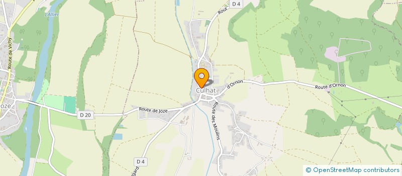 localisation de l'entreprise MONSIEUR DIMITRI FAURE  CULHAT