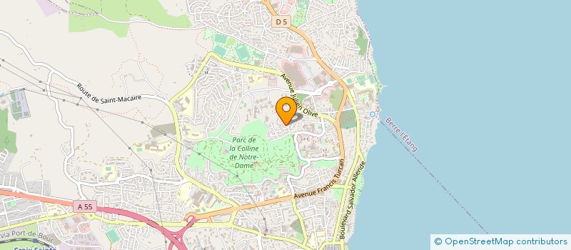 localisation de l'entreprise MONSIEUR DIMITRI FERRANDEZ  MARTIGUES