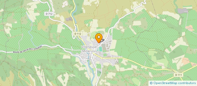 localisation de l'entreprise MONSIEUR DIMITRI FERRE  VILLENEUVE-MINERVOIS