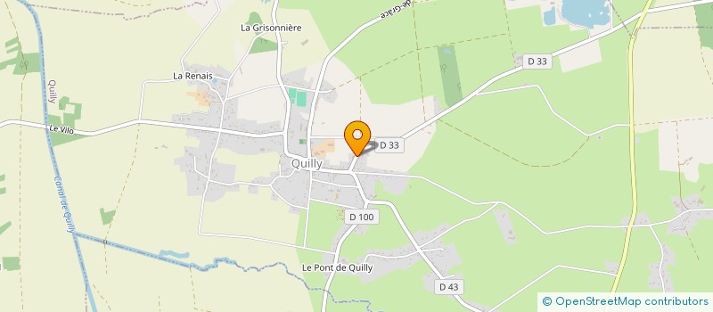 localisation de l'entreprise MONSIEUR DIMITRI FESNARD  QUILLY