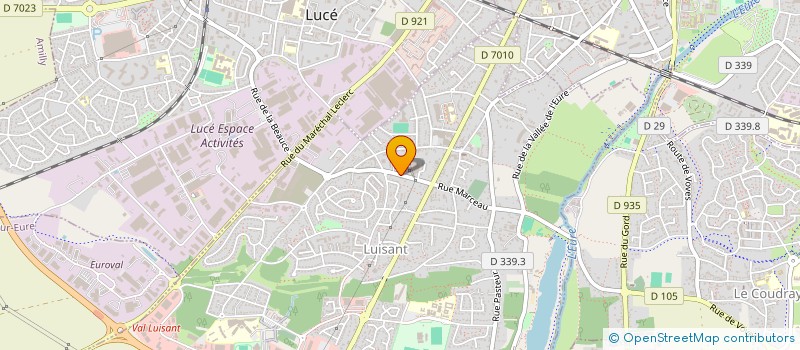 localisation de l'entreprise MONSIEUR DIMITRI FETU à LUISANT