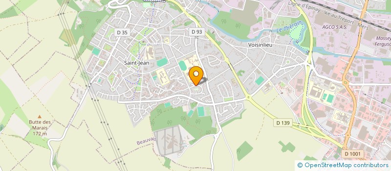 localisation de l'entreprise MONSIEUR DIMITRI FEVRIER  BEAUVAIS