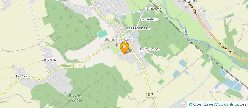 localisation de l'entreprise MONSIEUR DIMITRI FLAMENT  FONTAINE-SOUS-JOUY