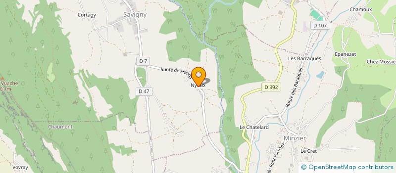 localisation de l'entreprise MONSIEUR DIMITRI FOL  SAVIGNY