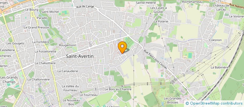 localisation de l'entreprise MONSIEUR DIMITRI FOUBERT  SAINT-AVERTIN