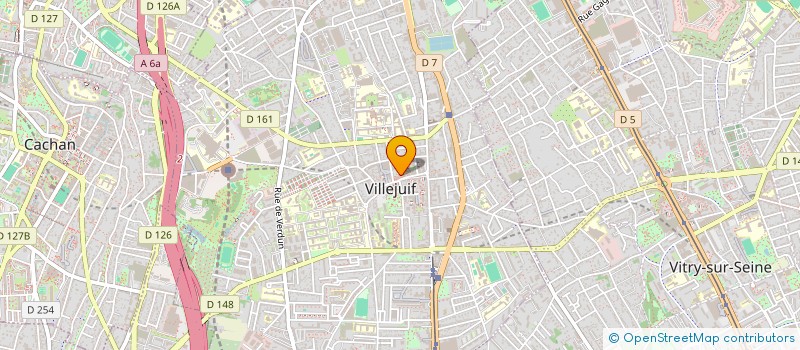 localisation de l'entreprise MONSIEUR DIMITRI FOUQUET à VILLEJUIF