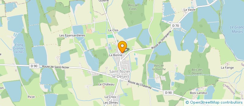 localisation de l'entreprise MONSIEUR DIMITRI FOUREL  SAINT-NIZIER-LE-DESERT