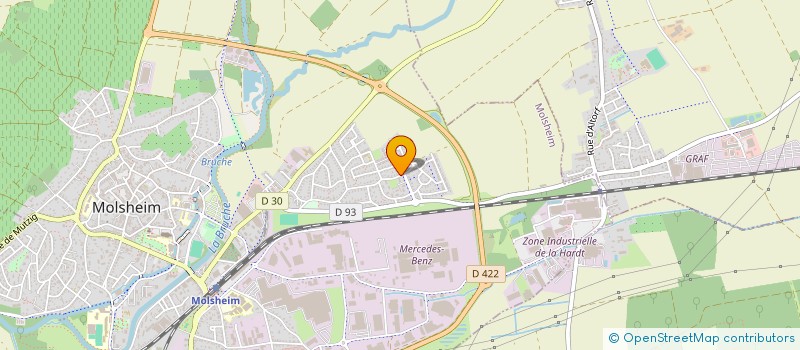 localisation de l'entreprise MONSIEUR DIMITRI FRIZON  MOLSHEIM