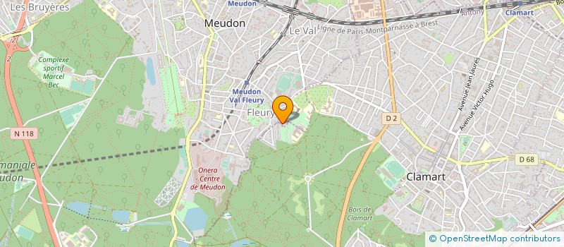 localisation de l'entreprise MONSIEUR DIMITRI GALITZINE  MEUDON